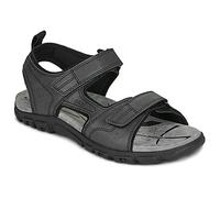 Geox Sandales U4524B000ME Strada Noir Homme EU 42