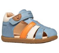 Geox Sandales pour bébé garçon B Macchia Boy, LT Sky/orange, 21 EU