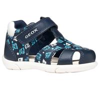 Geox Sandales pour bébé garçon B Zapito Boy, Bleu marine et blanc, 24 EU