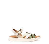 Geox Sandales pour femme D XAND 2S B Wedge - LT - Sable/olive - 36 EU