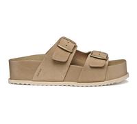 Geox Femme D Sandybett High A Sandales Plates, Taupe, 38 EU