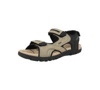 GEOX Sandales 'U S.Strada D' beige / noir, Taille 42