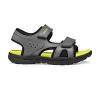 Geox J Vaniett Boy C Sandales, DK Grey Lime, 30 EU