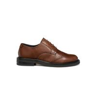 Geox Serilda - Derbies femme en cuir, confort respirant, talon 3 cm 39