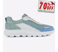 Geox Spherica Femmes Décontracté Mode Imperméable Baskets Bleu