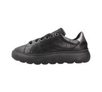 Baskets GEOX Spherica EC4.1 pour femmes - Noir - Lacets en cuir synthétique 36
