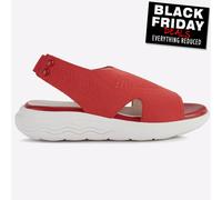 Geox Spherica Femmes Décontracté Mode Plage Vacances Été Chic Sandales Rouge