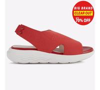 Geox Spherica Sandales Femme Chic Été Plage Rouge À Enfiler