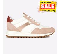 Basket Geox Femme D Tabelya - Nude White - Taille 36 - Lacets - Plat - Blanc 37