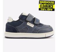 Baskets B TROTTOLA - GEOX - Enfant - Bleu marine/blanc - Garçon - Lacets - Blanc - Plat - Synthétique 20