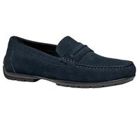 Geox U Moner W 2FIT Moccasin pour Homme, Bleu, 39 EU, Bleu, 39 EU