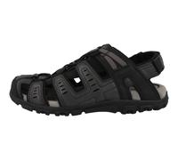 GEOX U S.Strada C Sandales Homme Sandale Cuir Noir