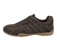 Geox U Snake U55MNB 022EK C6006 Baskets en cuir pour homme Marron, C6006 Dk Brown, 45 EU