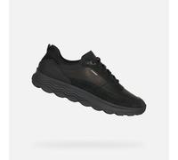 Geox Baskets basses U Spherica Homme Cuir Noir Confort et design Taille 45