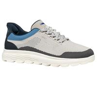 Geox U SPHERICA Plus E Baskets pour Homme, Gris/Bleu Marine, Taille 47 UE