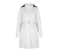 Geox - Veste à capuche avec fermeture éclair - Femme - Manteaux - Blanc - Taille: 48 FR