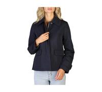 Geox - Veste Classique à Boutons et Fermeture Éclair - Femme - Vestes - Bleu - Taille: 42 FR