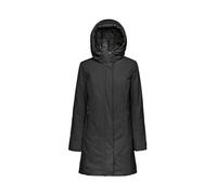 Geox W Spherica Long Park Veste, Noir, 46 Femmes