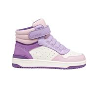 GEOX Washiba Junior High Sneaker Haut Femme Blanc/Fuchsia
