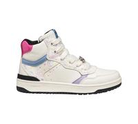 GEOX Washiba Junior High Sneaker Haut Femme Blanc/Multicolore