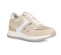 Geox Femme D Desya Basket, LT Gold/LT Taupe, 36 EU