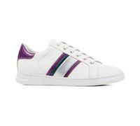 Geox Women's D Jaysen E Sneaker, White/Purple, 3 UK
