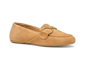 Geox Women's D Palmaria J Loafer Flat, Cognac, 36.5 EU
