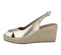 Geox Femme D Panarea Espadrille Wedge Sandales, Doré, 39.5 EU