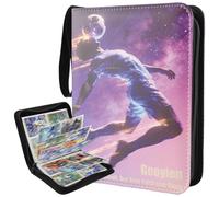 Geoyien Classeur Toploader, Classeur Carte a Collectionner, Binder Toploader, 50 Pages, 6,7 x 9,1cm, pour Cartes de Football Standard, Cartes de Collection de Joueurs (F-400)