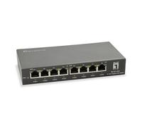 LevelOne GEP-0823 commutateur réseau Gigabit Ethernet (10/100/1000) Connexion Ethernet, supportant l'alimentation Via ce Port (PoE) Noir