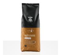 GEPA Milano Café Crema Si - Grains - 1 carton (4 x 1000 g) Commerce équitable Café Bio