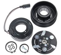 GEPCO Composant de compresseur de climatisation à accouplement magnétique et poulie à courroie à bobine magnétique | Compatible avec Audi A3, TT | Ford Galaxy WGR | Seat Alhambra Ibiza Leon | Skoda