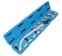 GEPCO Jeu de clés pour galet tendeur 13 pièces | Torx profil E E10-E18 & 12 pans 12-19 mm | Ensemble d'outils de serrage pour courroies trapézoïdales avec levier long & poignée antidérapante | Outil