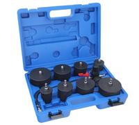 GEPCO Kit de 9 outils de contrôle de pression pour turbocompresseur, refroidisseur intermédiaire de charge, testeur de compression, système d'air de charge, pour tuyaux d'air de charge, 9 pièces