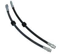 GEPCO Lot de 2 tuyaux de frein avant compatibles avec BMW Série 3 E46 Berline Touring Compact Coupé Cabriolet 316 318 320 323 325 328 330 i d xi Z4 Roadster E85 Coupé E86 2.0 2.2 2.5 3.0