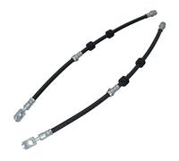 GEPCO Lot de 2 tuyaux de frein avant gauche et droit | Compatible avec Seat Cordoba 6L2, Ibiza 6L1/6J, ŠKODA Fabia 6Y/542, Roomster 5J, VW Polo 9N/9A, Fox 5Z XL1 | OE 6Q0611701A 6Q0611701B 6Q0611701C