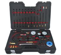 GEPCO Lot de 48 testeurs de compression et de perte de pression pour moteurs à essence et diesel compatibles avec buse de pompe Hdi TDCi 50 bar