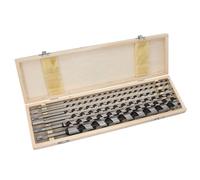 GEPCO Lot de 6 forets hélicoïdaux pour bois - Diamètre : 6-25 mm - Longueur : 460 mm - HEX - Diamètre : 6-8-10-12-16-25 mm
