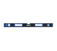 GEPCO Niveau à bulle industriel 60 80 120 200 cm en aluminium 0,8 mm Balance de mesure Balance de chantier 3 fioles Règle 2 Poignées Magnétique Tolérance de mesure : 0,5 mm/m 80 cm