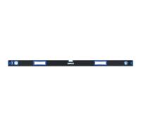 GEPCO Niveau à bulle industriel 60 80 120 200 cm en aluminium 0,8 mm Balance de mesure Balance de chantier 3 fioles Règle 2 Poignées Magnétique Tolérance de mesure : 0,5 mm/m 200 cm