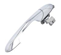 GEPCO Poignée de porte extérieure côté passager avant droite compatible avec Fiat 500 500C à partir de 2007 Chromé brillant