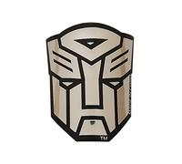 Gepinke Autocollant de vélo en alliage d'aluminium souple pour VTT, BMX, cadre avant pliable, accessoires de cyclisme, emblème tube à monter soi-même (Autobot-ss)