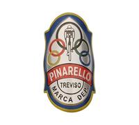Gepinke Pina-rello - Décoration de vélo en alliage d'aluminium souple - Accessoires de cyclisme - Autocollants pour vélo (Pina-rello (Treviso))