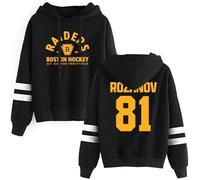GEPLUM Heated TV Rivalry Rozanov 81 Sweat À Capuche Imprimé Unisexe Hip Hop Harajuku Hoodie Oversize Vêtements Décontractés pour Femmes Et Hommes XXS-4XL-Black||3X_l