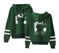 GEPLUM Malcolm Todd Tour Graphic Harajuku Sweat À Capuche pour Hommes Et Femmes Oversized Pull-Over Sweat-Shirt pour Adolescents Unisexe XXS-4XL-Green||s