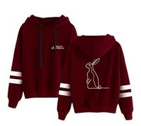 GEPLUM Sofia Isella Sweat À Capuche Unisexe Sweatshirt Imprimé Hip Hop 2D Pullover Décontracté Hoodie Streetwear pour Femmes Et Hommes XXS-4XL-Red||x_l