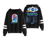 GEPLUM Sweat À Capuche Magdalena Bay Sweat-Shirt À Manches Longues Vintage Unisexe Oversize Pull À Capuche pour Femmes Et Hommes XXS-4XL-Black||XX_l