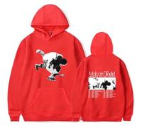 GEPLUM Sweat À Capuche Malcolm Todd Tour Sweat-Shirt À Manches Longues Vintage Unisexe Oversize Pull À Capuche pour Femmes Et Hommes XXS-4XL-Red||XX_l