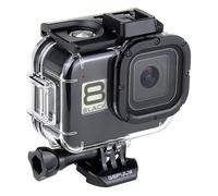 GEPULY Boîtier étanche 60 m pour GoPro Hero 8 Noir, Double Fente pour Chaussures Froides de Protection sous-Marine, Coque pour caméra d'action GoPro Hero 8 Noire