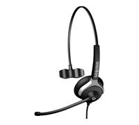 GEQUDIO Casque 1 oreille pour Mitel,Aastra,Poly,Gigaset-Câble RJ
